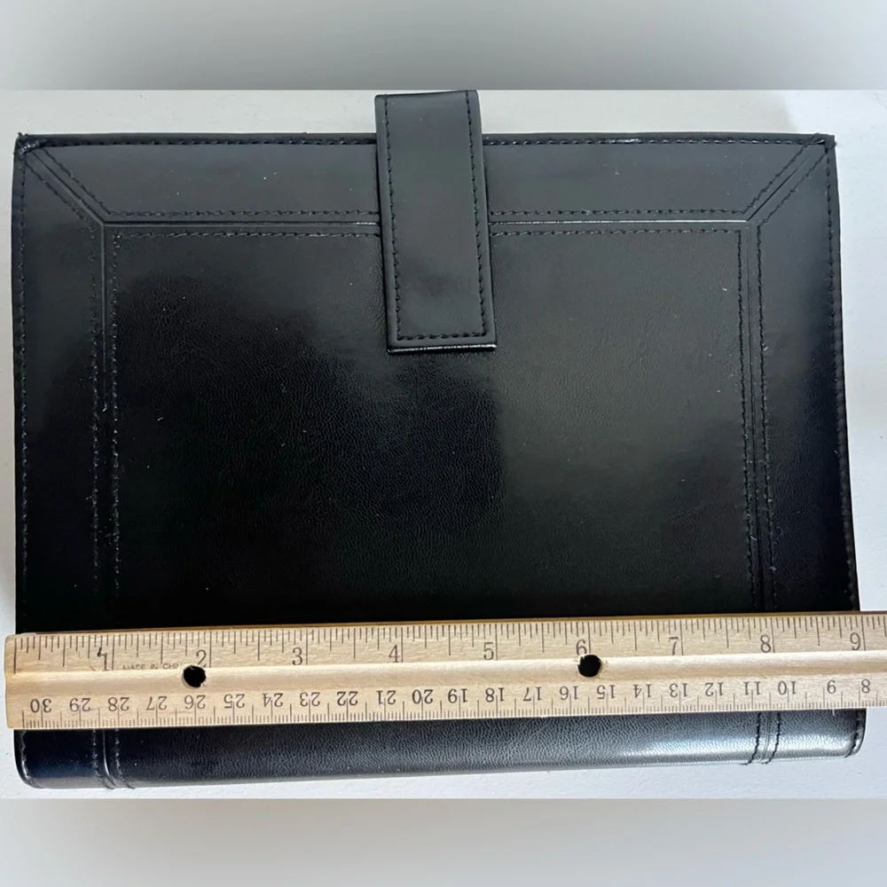 Professional Black Planner with Magnetic Tab